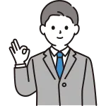 Business Person Taking An Ok Pose SVG Icon